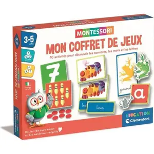 Clementoni Montessori : Mon coffret de jeux pas cher