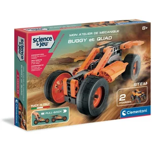 Clementoni - Science & Jeu - Buggy & Quad à friction pas cher
