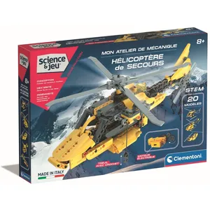 Jeu de construction Clementoni Hélicoptère de secours pas cher