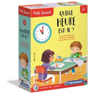 CLEMENTONI Petit Savant - Quelle heure est-il ? - 5 ans et + pas cher
