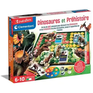 Jeu de culture générale Clementoni Dinosaures et préhistoire pas cher