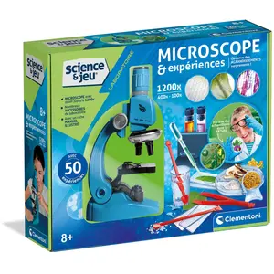 Jeu de sciences et d'expérience Clementoni Super microscope pas cher