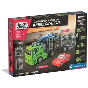 Clementoni Mécanicien Remorque Transport De Voitures Jeu De Constructi... pas cher