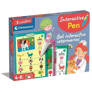Clementoni Stylo Vétérinaire Interactif 34.4x25.4x4.6 Cm pas cher