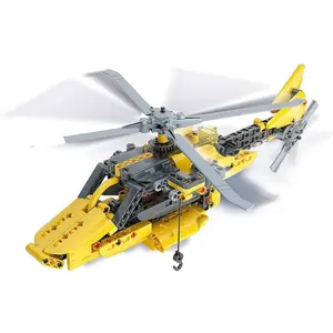 Clementoni Clementoni-55422 Hélicoptère Jeu de constructions STEM, 55422.5, Multicolore pas cher