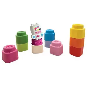 Boîte arc-en-ciel 10 cubes licorne - Clementoni pas cher
