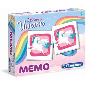 Clementoni mémoire licornes multicolores 48 cartes pas cher