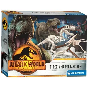Comparateur de prix : Kit de fouille - CLEMENTONI - Jurassic World - T-Rex et Pteranodon - Multicolore