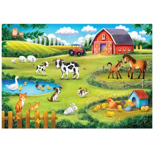 Puzzle 30 pièces - CLEMENTONI - Animaux de la ferme - Moins de 100 pièces - Enfant - 3 ans