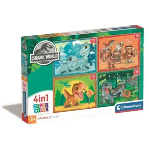 Puzzle de 12-16-20-24 pièces Clementoni Jurassic World TU pas cher