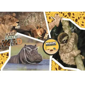 Puzzle National Geographic Kids - Clementoni - Sauvage - 104 pièces