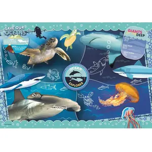 Clementoni SuperColor National Geographic Kids - Ocean Exporer - puzzle - 104 pièces