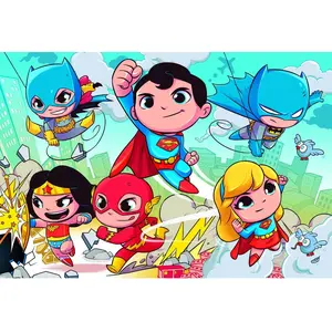 Pièces XXL - DC Super Friends 24 Pièces Clementoni pas cher