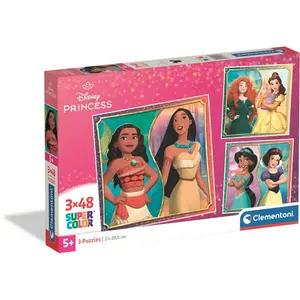 Clementoni 3 Puzzles - Princesse Disney pas cher