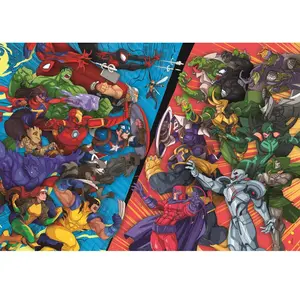 Clementoni Héros Marvel Contre Méchants pas cher
