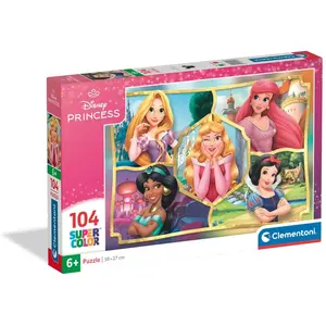 Clementoni Puzzle 104 pièces : Princesses Disney pas cher