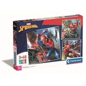 Coffret 3 puzzles 48 pièces Clementoni Marvel Spider-Man TU