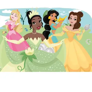 Clementoni Puzzle 104 pièces : Happy Color Double Face : Princesses Disney pas cher