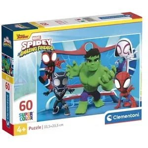 MARVEL - Spidey - Puzzle 60P - Clementoni Puzzle - 233310 pas cher