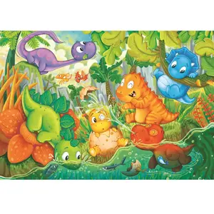 Dinos Happy Oasis 24 Pièces  Clementoni