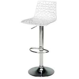 Spider Tabouret de bar GROOVE coloris blanc pas cher