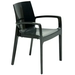 Comparateur de prix : Fauteuil cream empilable / Anthracite/ 58x51x82