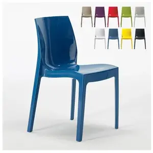 Chaise salle à Manger cuisine empilable en polypropylène Ice Grand Sol... pas cher