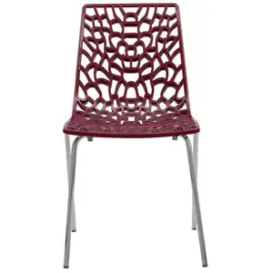 GRAND SOLEIL Chaise GROOVE 2 coloris rouge pas cher