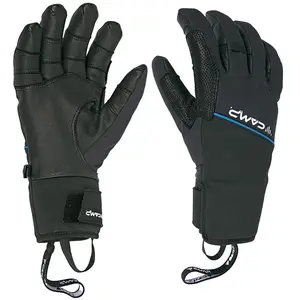 Camp - Gants polyvalents - G Aero Black en Cuir - Taille M - Noir pas cher