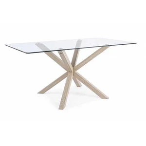 Comparateur de prix : BIZZOTTO Table de salle à manger Table May Rect Pied Naturel 160X90