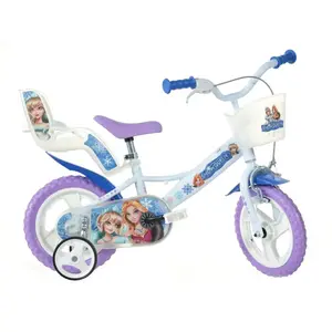 Comparateur de prix : DINOBIKES Velo Enfant 12" SNOW QUEEN - 3 à 5 Ans - Bleu