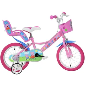Comparateur de prix : DINOBIKES Velo Enfant 16" PEPPA PIG - 5 à 7 Ans - Rose