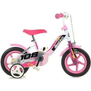 Comparateur de prix : Vélo de ville Dino Bikes 10 pouces pour fille avec frein avant et stab...