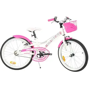 Vélo enfant HELLO KITTY 20" avec accessoires pas cher