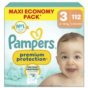 Comparateur de prix : Pampers Couches Premium Protection Maxi Pack T3 (6-10 Kg)