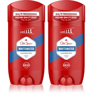 Old Spice Whitewater déodorant solide pour homme 2x85 ml pas cher