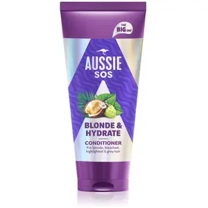 Aussie SOS Blonde & Hydrate après-shampoing hydratant pour cheveux blo... pas cher