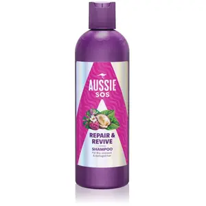 Comparateur de prix : Aussie SOS Repair & Revive shampoing nourrissant pour cheveux et cuir ...