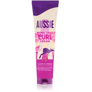 Aussie Bouncy Curls Work That Curl crème sans rinçage pour cheveux bou... pas cher
