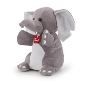 Trudi peluche Puppet éléphant en peluche 28 cm gris pas cher