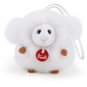 Trudi peluche breloque brebis 10 cm blanc taille XXS pas cher