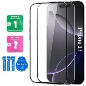 Verre Trempé iPhone 17 6.3 in Lot de 2 Films Protection Écran 9H Vitre...Vendu parcdiscount