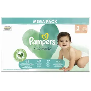 Comparateur de prix : 90 Couches Harmonie Taille 3, 6kg - 10kg, Pampers TU