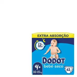 Dodot Bébé Sec Couche Extra Taille 4 10-15kg 62uts pas cher