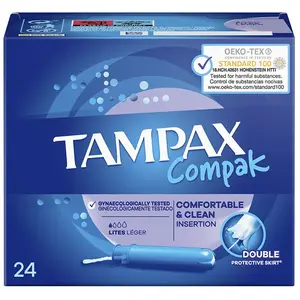 Comparateur de prix : Tampax Compak tampón lites 24 u