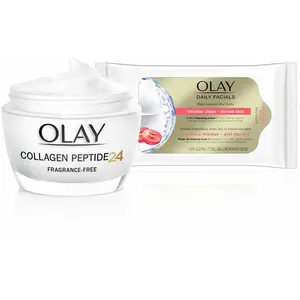 Olay Regenerist Collagen PEPTIDE24 Creme De Jour Etui 2 pcs pas cher