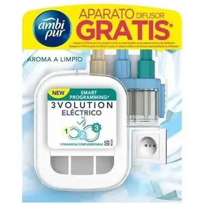 Ambi Pur Désodorisant 3VOLUTION + recharge #clean