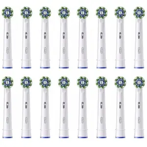 Oral-B Pro Cross Action Brossettes pour Brosse à dents électriques, Pack De 16 Unités, Convient À Une Boîte Aux Lettres