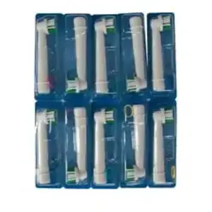 Oral-B Pro Lot De 10 Brossettes De Rechange Précision Clean, AUTHENTIQUES, Blanches, 3 Types De Filaments Et Tête Ronde Pour Un Nettoyage Précis, Embouts Pour Brosses A Dents Electriques Oral B Pro pas cher