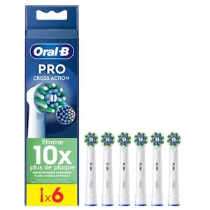Comparateur de prix : Oral-B Brossette dentaire ORAL-B Brossettes Cross Action x6 X-filaments